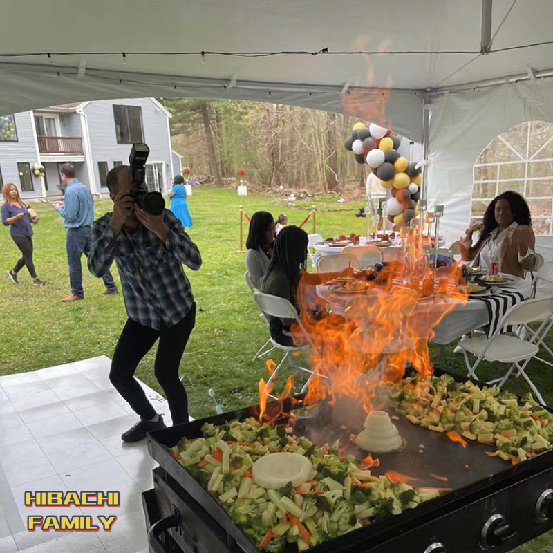 Experience the Excitement of Hibachi at Your Own Backyard