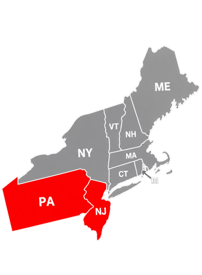 Mid-Atlantic and Northeast